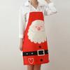 Рождественские украшения Тканевый принт Фартуки Санта-Клауса Ресторан Бар Вечеринка Атмосфера Украшения