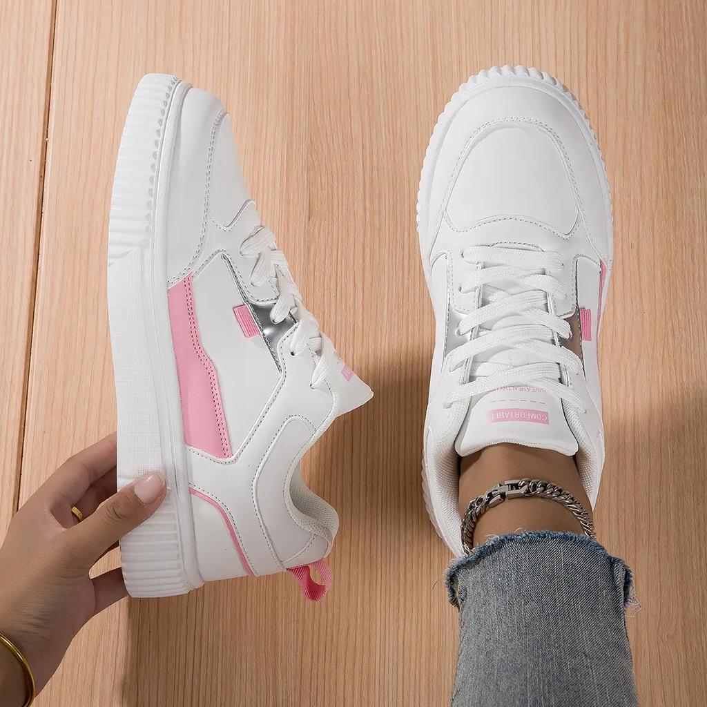 Women Breathable Sneakers Running Shoes Fitness Sports Casual ShoesLightweight Low Top Board Shoes for Women's Shoes