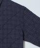BEYOND CLOSET [Collection Line] Artisan Stitch Check Shirt Navy