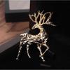 Fashion Design Animal Deer Shape Brooches for Women Jewelry Shinny Rhinestone Broches Jewelry Versatile Brooches Accessories