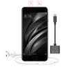 2 In 1 Type-C Audio Charging Adapter Type C To 3.5mm Earphone for Listening Music Charging
