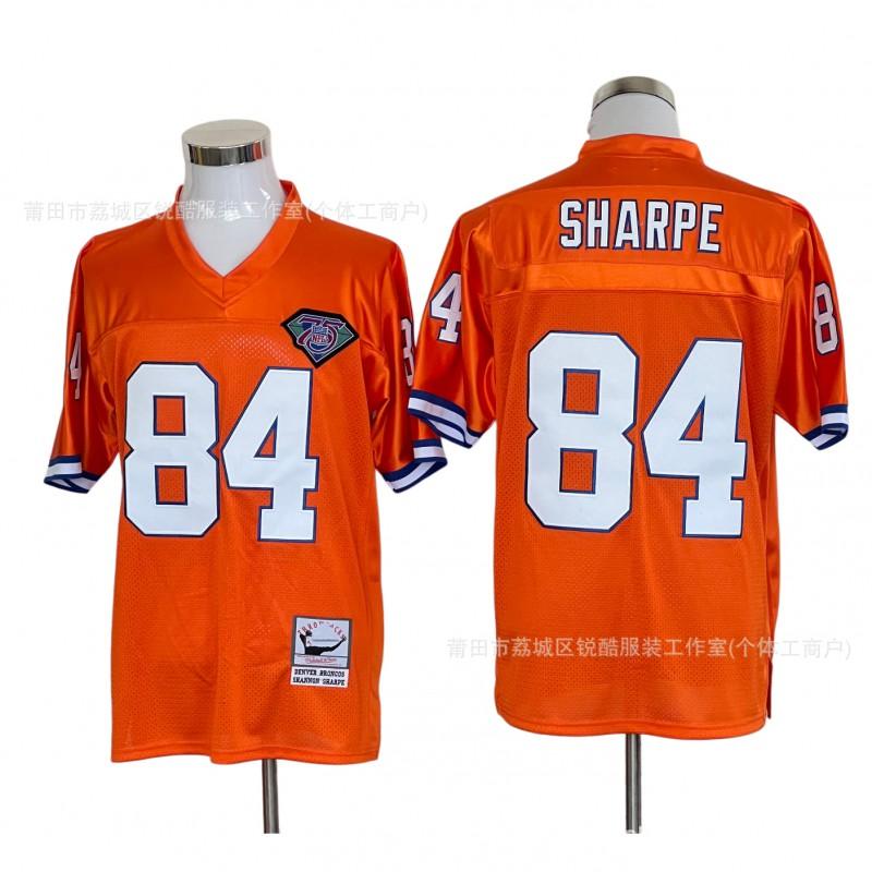 Denver Broncos Retro Football Jersey 84 Hall Of Fame Embroidered Sports Fan Apparel Men Women