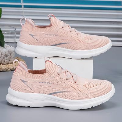 Осень Новые Вязаные Туфли Мамины Туфли Связанная Почта Заказ Спортивная Повседневная Обувь Женская Повседневная Удобная Однотонная Обувь Мужская