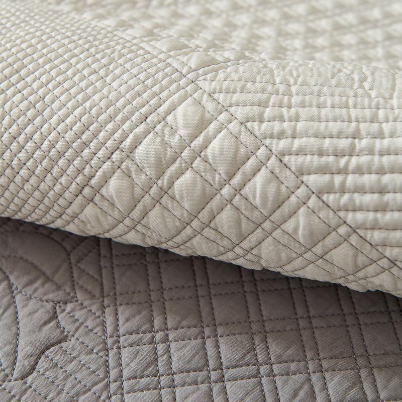 Solid Color Sofa Cushion Four Seasons Pure Cotton Non-Slip Couch Cushion Universal Modern Embroider Fabric Art Sofa Cover Cover