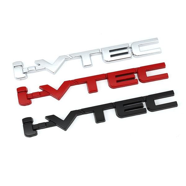 3D VTEC Logo Metal Emblem Badge Decals Car Sticker