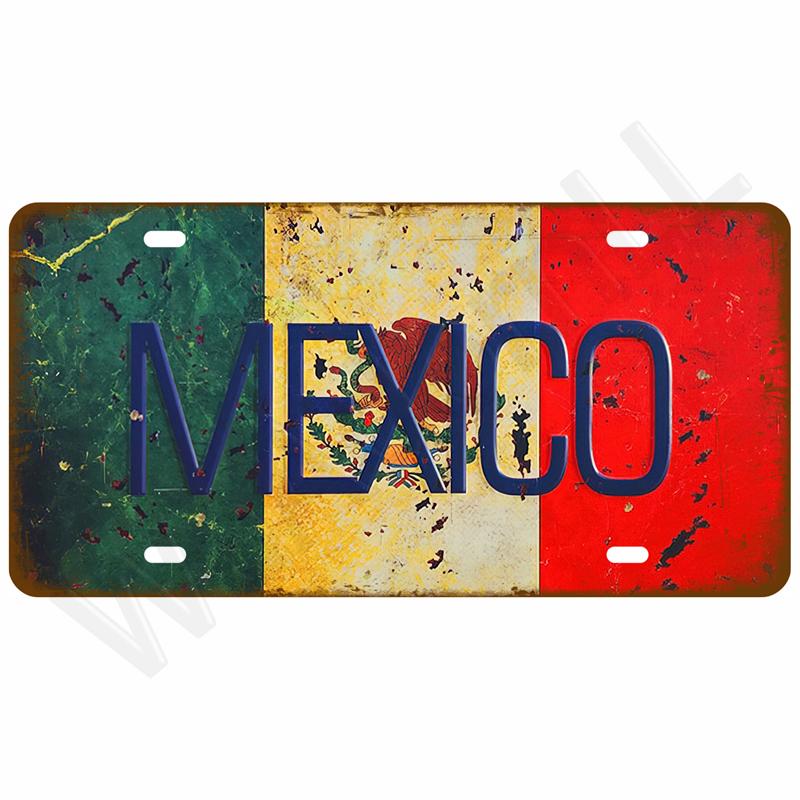 Retro Metal Sign Wall Art Mural Aesthetic Room Home Decor Items Poster Vintage Metal Plate Garage Decoration Tin Sign Plates Bar