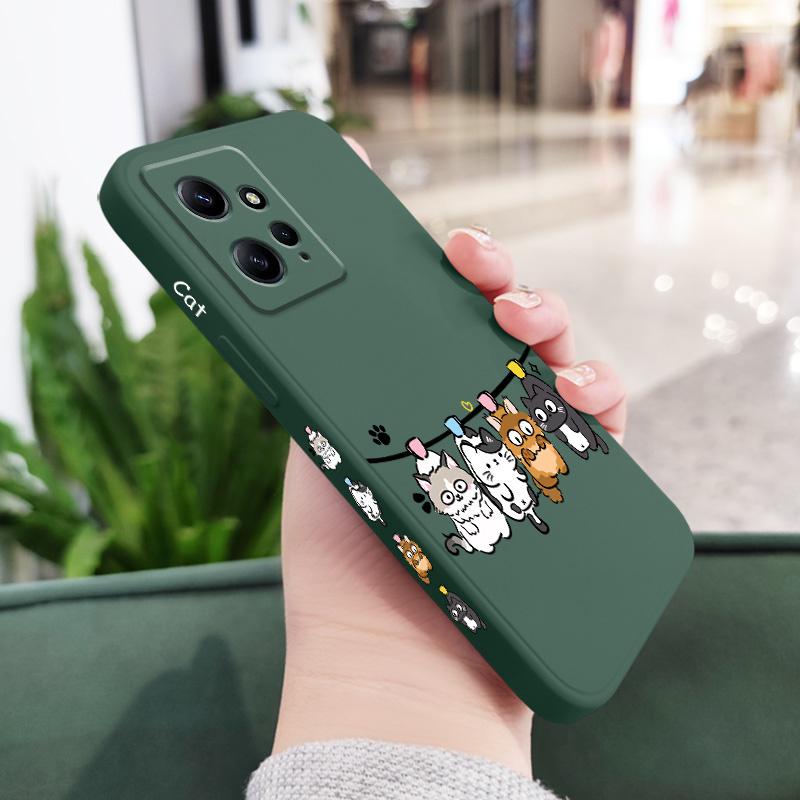 Чехол для телефона "Воздушный кот" для Xiaomi Redmi Note 15 Pro Plus 4G 5G Силиконовый чехол