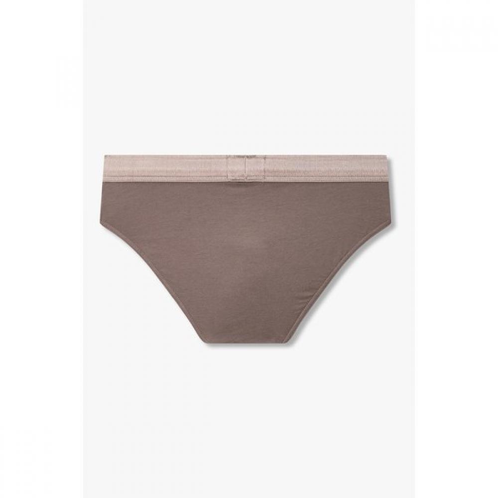 Emporio Armani Мужские хлопковые слипы с глянцевой отделкой S 0816111043