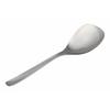 Sori Yanagi's Tsubame-Sanjo Stainless Steel Serving Spoon Features a Simple Form and Ease of Use. The Brushed Finish Creates a Timeless, Simple Design