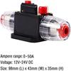 12V 24 Car Truck Audio Circuit Breaker 20A 30A 40A 50A 60A 80A 100A 125A 150A Self-recovery Fuse Holder Modified Fuse Adapter Fuses4