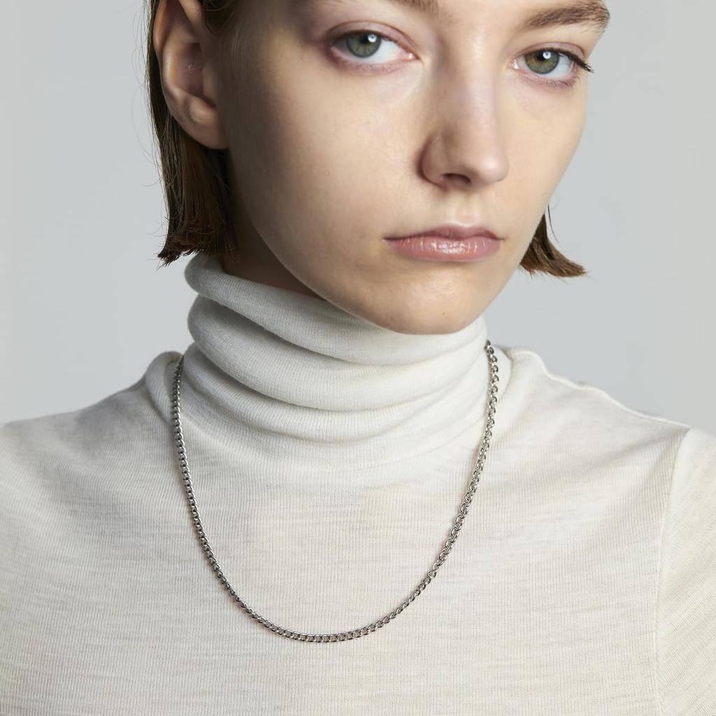 Плюс Серебряное Ожерелье 112144320910 4.C.Homme