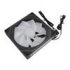 ARGB Chassis Fan 140x140x25mm Synchronized Light Quiet Heat Dissipation Cooling Fan for CPU Cooler Heat Sink PC Case Reverse Black