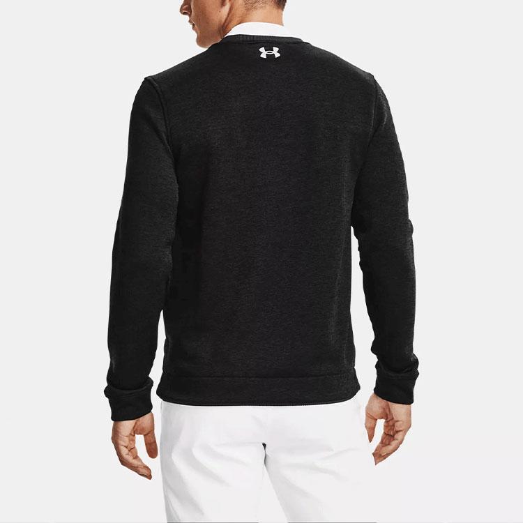 Under Armour Свитер Golf флисовый пуловер с круглым вырезом мужской свитер черный 1360503-001