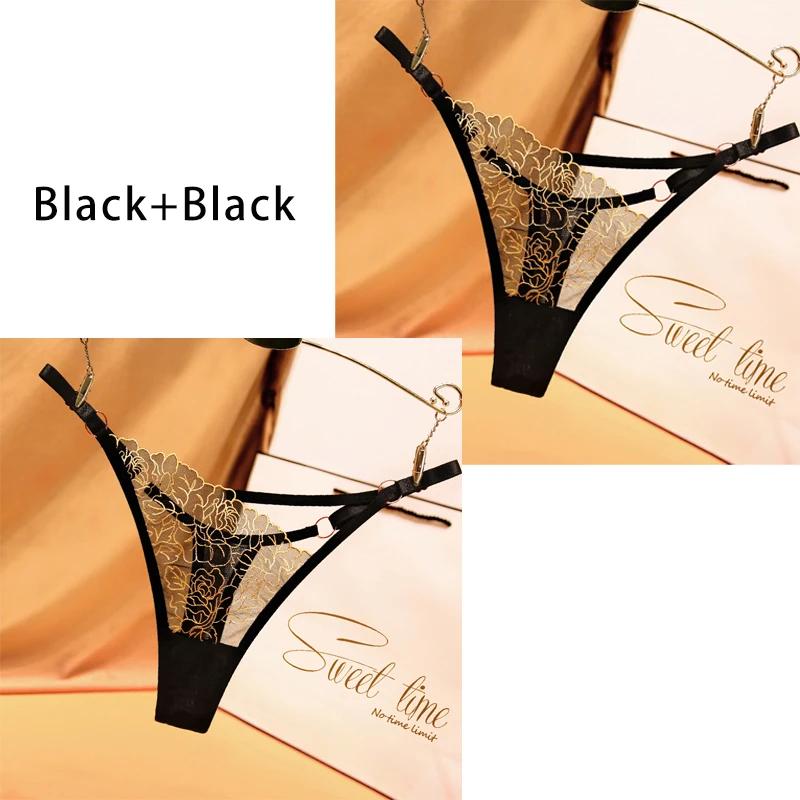 Dulasi Модные брюки-стринги с вырезом на талии и изысканной вышивкой, регулируемый пояс для женского нижнего белья 2271