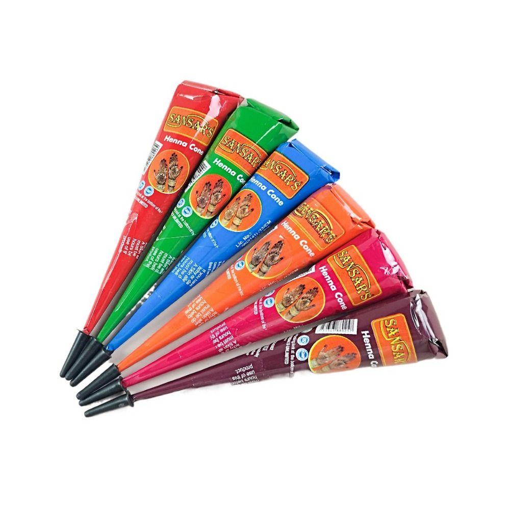 Henna Indian Henna Paint Cones Temporary Art Tattoo Cones Body Art Temporary Tattoo Herbal Henna