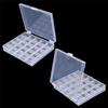 25 Cell Empty Bobbins Spools Box Sewing Machine Bobbin Case Organizer Storage