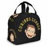 Unbeanded Curious George (2) Insulated Lunch Bag, Portable, Popular, Large Capacity, Lightweight, Food Storage, Keeps Food Warm and Cold, Insulated, W