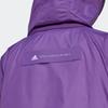 Adidas Свободная спортивная куртка средней длины с капюшоном, женские куртки фиолетового цвета HI6089