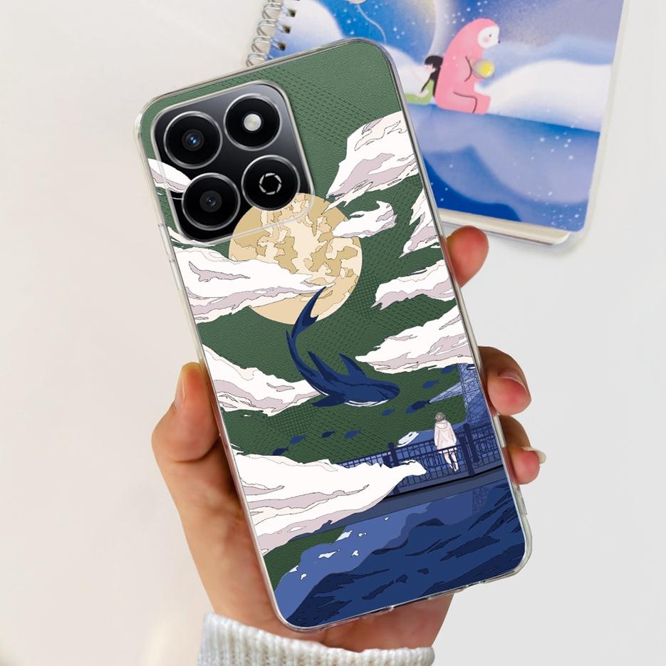 For Honor X7C 5G Case ALT-NX1 Cute Panda Cartoon Painted Cover Soft Slim Phone Case For Honor X7C X 7c HonorX7C 4G Fundas Bumper