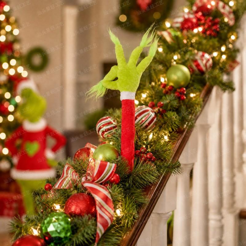 Christmas Tree Plush Monster Arm Ornament Hanging Festive Decor Holiday Parties Home