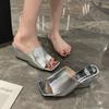 Fashion Designer Summer Women Slipper Fashion Elegant Open Toe Wedges High Heel Slides Ladies Casaul Beach Sandalias Shoes