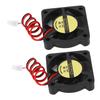 2 Pcs Hot End Cooling Fan 24V Double Ball Bearing 5500RPM High Speed Extruder Hot End Fan for SV08
