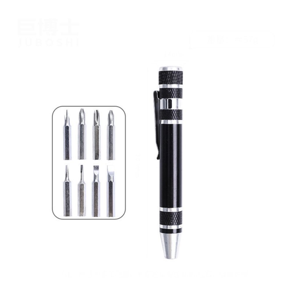Pocket Phone Repair Hand Tools Kit 8 In 1 Screwdriver Set Durable Mini Screwdriver Pen
