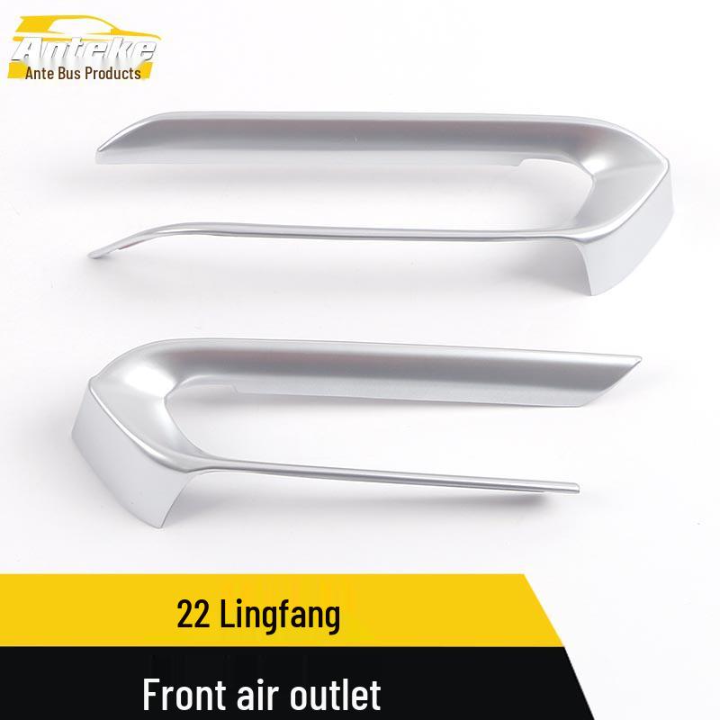 Lingfang 2022 Front Air Outlet Decorative Frame - Center Console AC Vent Sequin Sticker
