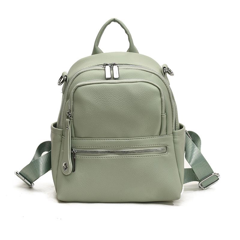Рюкзак Женский Конфетный Цвет Сумка Три в Одном Многофункциональный Многокомпонентный Повседневный Милый Универсальный Однотонный Высококлассный