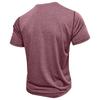 Fashion Men's Collision Round Neck Short-sleeved T-shirt Loose Versatile Tops Trend Casual Body Shirt