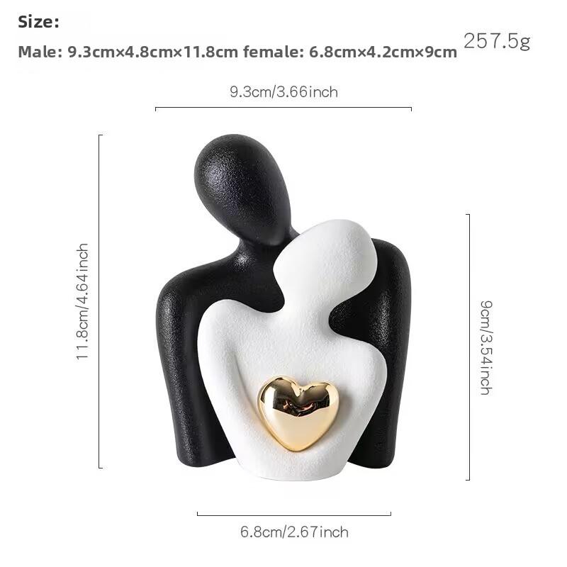 Керамическое украшение ручной работы Свадебный подарок Украшение для пары Керамическое украшение для свадебной комнаты Свадебный подарок на Танабату