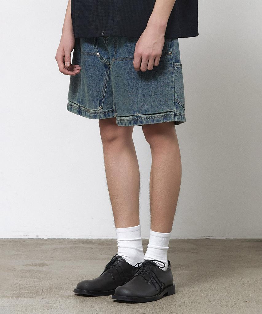 IL CORSO Carpenter Denim Shorts Blue Iepa5E406B2