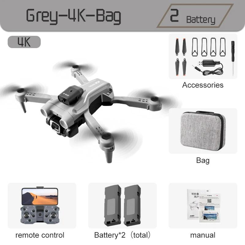Новинка 2024 года, мини-дрон K9 PRO, профессиональная камера 4K HD, оптическая локализация потока, четырехсторонний квадрокоптер для предотвращения препятствий, игрушки, подарки