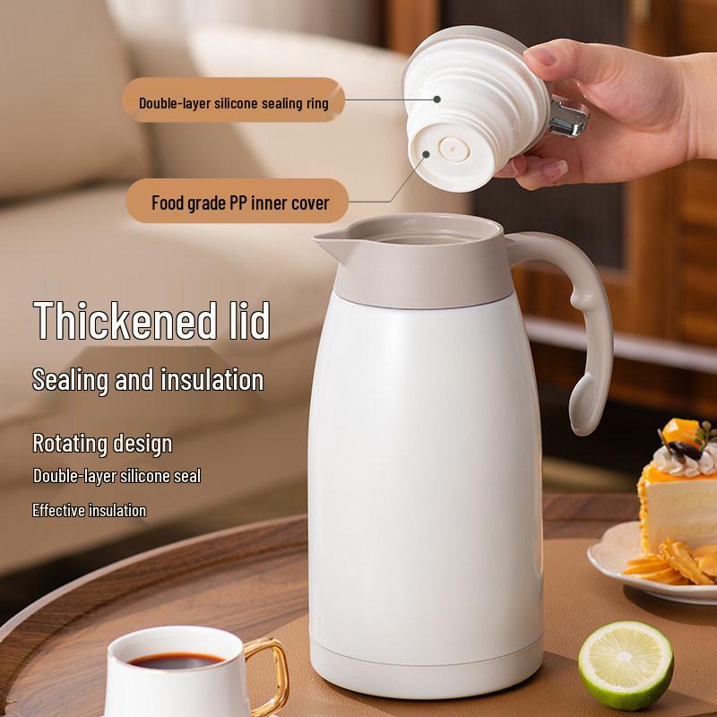 316 Stainless Steel Insulated Thermos Flask: Large Capacity Hot Water Bottle for Home & Dorm