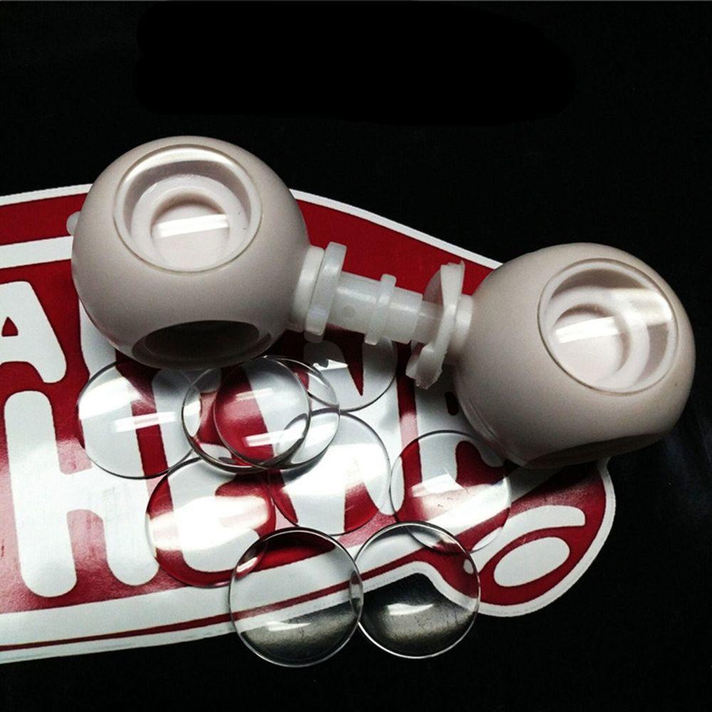 100pcs 14mm New Kids Toy Accessories DIY Crafts Glass Eye Chips Time Gem Blyth Dolls