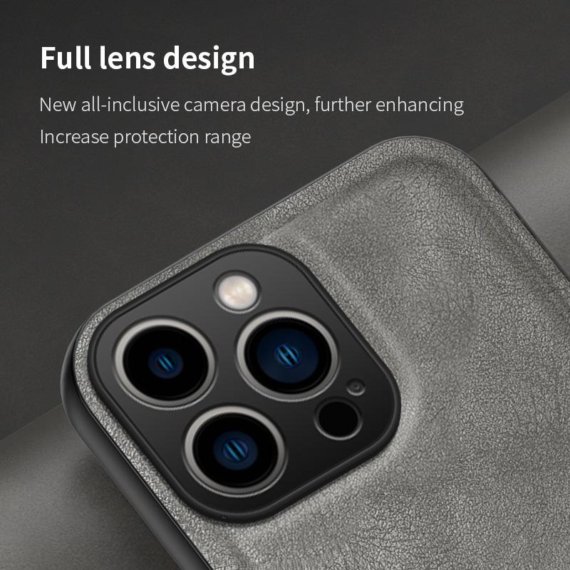 Совместимый чехол из матовой кожи Antique для Huawei X8C, Y72, Honor 90, X9C, X6B, 200 Lite