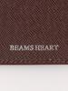 Mesh Embossed Leather Business Card Holder BLACK FREE [BEAMS HEART] Wallet/Pouch Men's