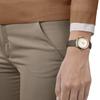 Tissot Женские часы Star Halo Series с кварцевым механизмом, 33 мм, белый циферблат, корпус из нержавеющей стали, кожаный ремешок, T929.210.46.266.00