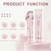 Бритва для бикини Glow Aura, GlowShave 2 в 1 женская машина для бритья тела (розовый)