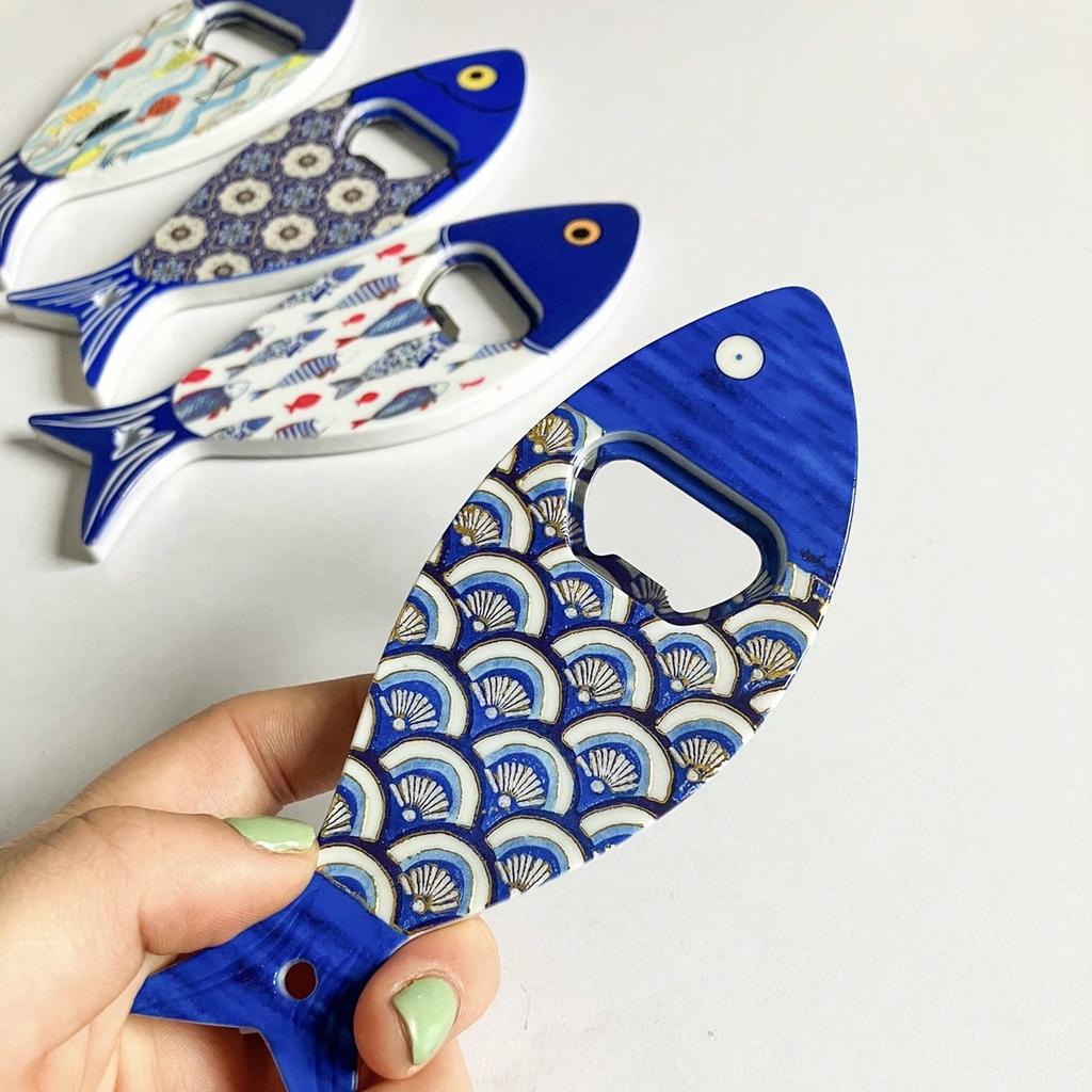 1Pc Fish Beer Bottle Opener Kitchen Living Room Refrigerator Sticker Decoration Christmas Gift1