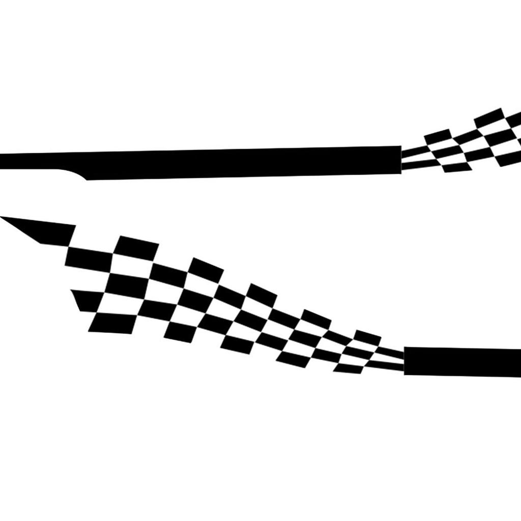 2 шт. Боковая наклейка на кузов автомобиля, термостойкая, водонепроницаемая, легко наносится, самоклеящаяся полоса, наклейка на автомобиль, универсальная для автомобиля, дома на колесах, яхты, грузовика