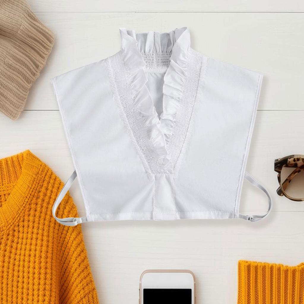 Шикарный искусственный воротник, аксессуар для выреза платья