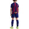 Nike Casual Sports Suit Printed Round Neck Short Sleeve Elastic Shorts Socks Deep Blue Kids suit HJ5619-456