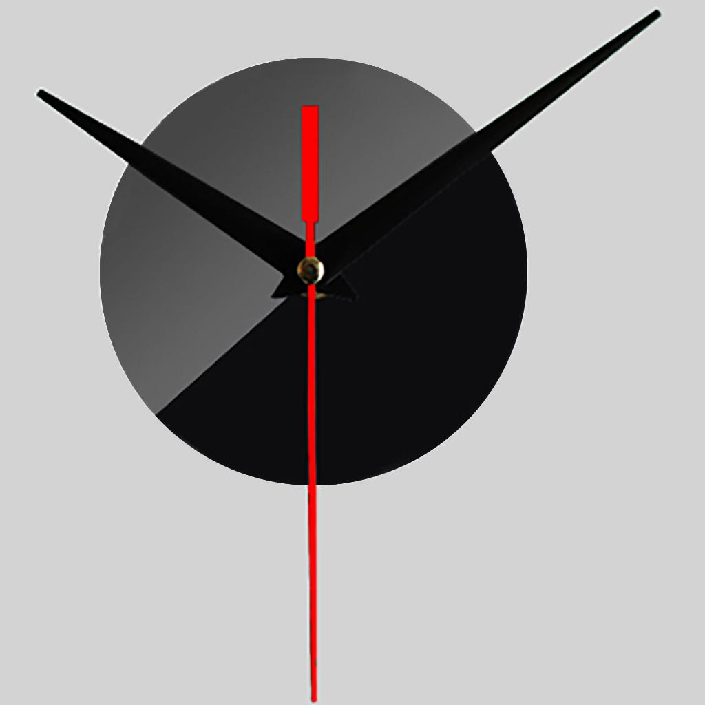 Бескаркасные настенные бесшумные часы DIY 3D стикер с зеркальной поверхностью Домашний декор