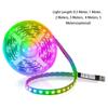 Набор светодиодных лент USB RGB Гибкие светодиоды Веревочное освещение Мини-3-кнопочные резаные самоклеящиеся светодиоды