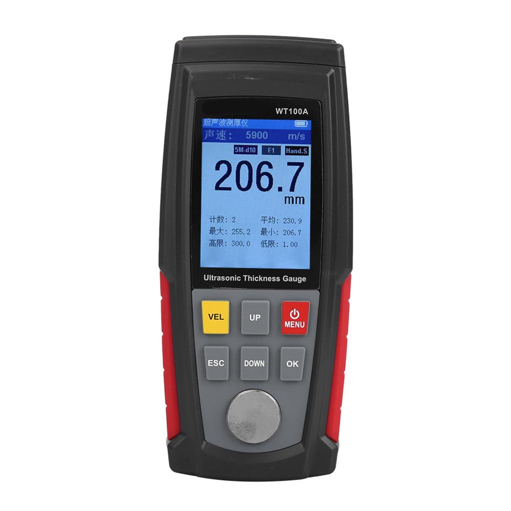 WT100A Высокоточный цифровой ультразвуковой толщиномер с USB-зарядкой