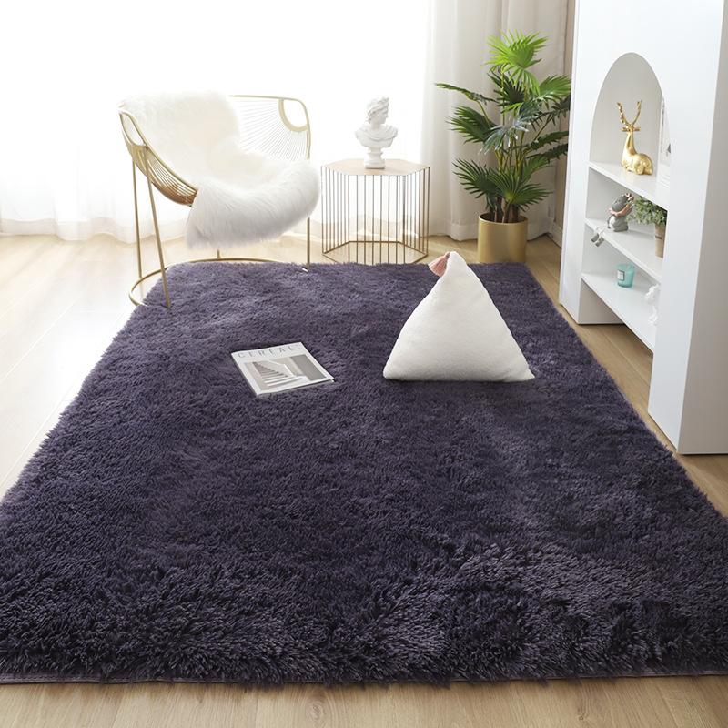Мягкий пушистый ковер, розовый, желтый, белый, разноцветный ковер, украшение для спальни, большой ковер для девочек, плюшевый коврик для гостиной, лохматый