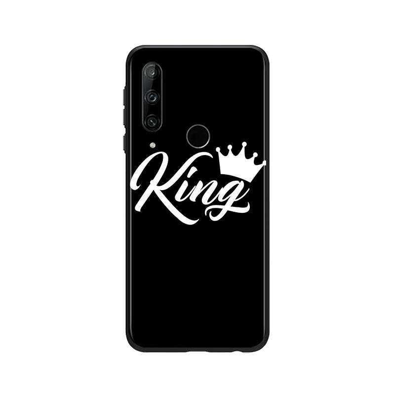 King Queen Couples для Huawei Honor 30 20 10 9S 9A 9C 9X 8X MAX 10 9 Lite 8A 7C 7A Pro силиконовый мягкий черный чехол для телефона