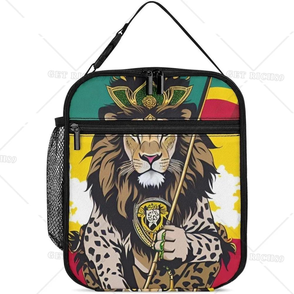 Ланч-бокс Fantasy Lion Sun and Moon Art для женщин, мужчин, детей, поездок, пикников, офиса - большая емкость для ланча, термоконтейнер