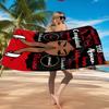 Delta Sigma Theta Beach Towel, Quick-drying, Easy to Care for, Suitable for Both Fitness and Beach Vacations,Sports Essential